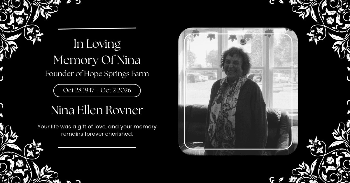 In Loving Memory Of Nina